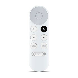 Chromecast With Google 替えリモコン 音声操作対応 G9N9N/GA01919-JP 用 リモコン テレビ用 日本語説明書付き ホワイト