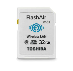 TOSHIBA ���� ����LAN����SDHC�J�[�h FlashAir 32GB W-03 Class10 �C�O���e�[�� THN-NW03W0320C6 [���s�A���i]