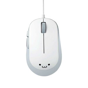 �G���R�� �}�E�X �L�� M�T�C�Y 5�{�^�� (�߂�E�i�ރ{�^������) BlueLED EPRIM �z���C�g M-Y9UBXWH