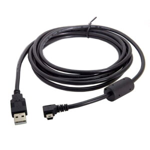 Cablecc mini USB�^�C�vB�I�X�s���AUSB 2.0�I�X�f�[�^�P�[�u���ɑ΂��ăt�F���C�g3.0 m��90�x�X��