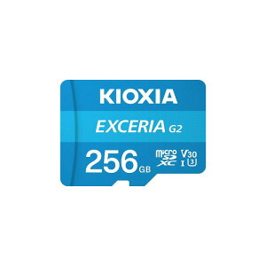 KIOXIA �L�I�N�V�A (�����Ń�����) EXCERIA G2 256GB microSD�J�[�h Class10 UHS-I U3 A1 V30 �Ή� LMEX2L256GG2