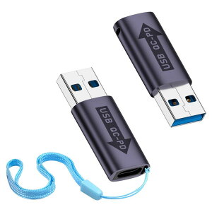 Duttek USB A C�ϊ��A�_�v�^ 10Gbps USB3.1����USB C�ϊ��A�_�v�^ USB3.1 QC�I�X����USB C PD���X�ϊ��A�_�v�^�����[�d�R�l�N�^�[�AUSB 3.1 QC�p���[����USB Type C PD�@�\�p�̃R���s���[�^�A�d