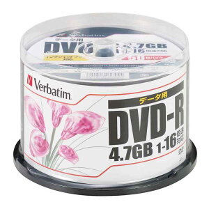 �O�H�P�~�J�����f�B�A(Mitsubishi Chemical Media) �f�[�^�pDVD-R 1��L�^�p 4.7GB 1-16�{�� 50��50P IJ�Ή�(�z���C�g) DHR47JPP50