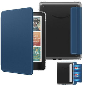 MoKo Kindle Paperwhite ��12���� 2024 7�C���` �P�[�X Kindle Colorsoft ��1���� 2025 7�C���`�p �ی�J�o�[ �V�O�j�`���[�G�f�B�V�����p�蒠�^�ی�P�[�X ���������� �J�o�[���O���\ �I�[�g�X���[�v