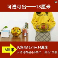 貯金箱 子供用 大人用 豚型 大容量 家庭用 金色 取り出し不可 貯蓄促進 楽しくお金貯め インテリア雑貨