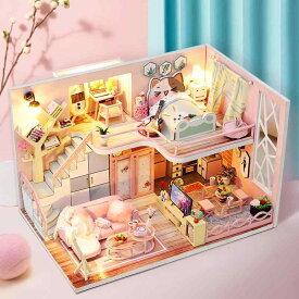 模型 ドールハウス レディース 大人用 手作りキット ミニチュア ミニサイズ ジオラマ 組み立て式 玩具 趣味 ホビー 子供 遊び 知育 贈り物 プレゼント インテリア 雑貨 室内装飾 癒やし ディスプレイ コレクション クラフト アート 立体 パズル