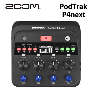 ZOOM PodTrak P4next �Y�[�� �|�b�g�L���X�g���R�[�_�[�i.QL�j