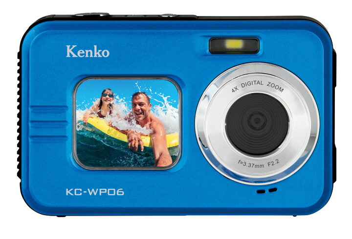 楽天市場】ケンコー 防水デジタルカメラ KC-WP06 KCWP06 ブルー Kenko 