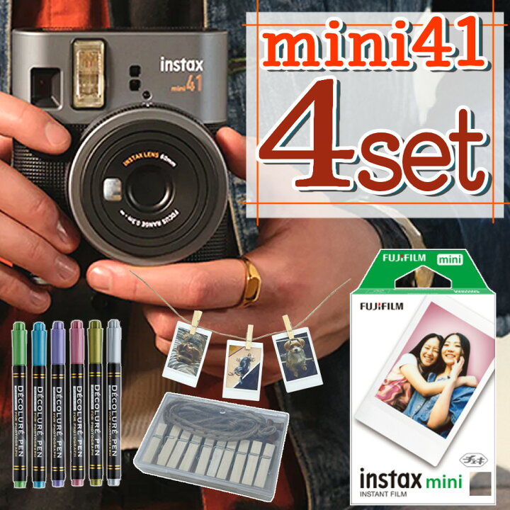 楽天市場】富士フイルム チェキ インスタントカメラ instax mini 41 