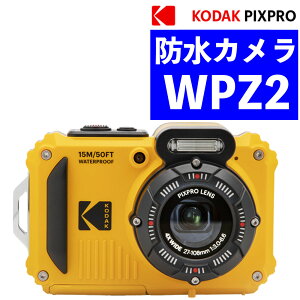 KODAK �R�_�b�N �R���p�N�g�f�W�^���J���� �h���J���� PIXPRO WPZ2-AMZ �C�G���[ �h�� �h�o �ϏՌ� Wi-Fi 1600����f ���w4�{�Y�[���i.QL�j