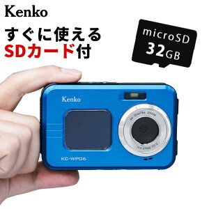 �imicroSD�J�[�h�t���j�P���R�[ �f�W�^���J���� KC-WP06 KCWP06 �h�� �J���� �R���p�N�g �����B�e IPX8 ���[3.5m �h�o IP5X �^�C�����v�X ����i.QL�j