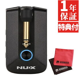 【クロス付き】NUX Mighty Plug Pro MP-3 ヘッドフォンアンプ ギター用 ベース用 Amp Modeling Amplug Bluetooth対応 高音質 静かな練習 エフェクト内蔵 USB接続 ライブストリーミング対応 ポータブル ギタリスト向けアクセサリー（みつはぴ）