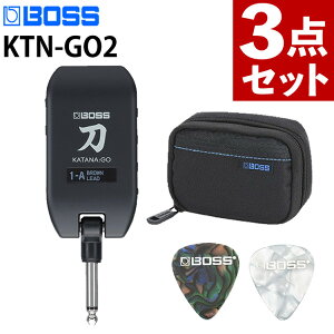 【専用ポーチ・ピック2種付き】 ボス ヘッドホンアンプ KATANA:GO2 KTN-GO2 & CB-KTNGO& ピック2種 BOSS 練習 コンパクト 軽量(.QL)