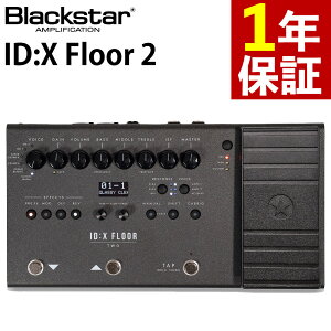 �u���b�N�X�^�[ �}���`�G�t�F�N�^�[ ID:X Floor 2 �u���b�N Blackstar �t���A�^ DSP���f���[ �M�^�[ �x�[�X�Ή��i���b�s���O�s�j