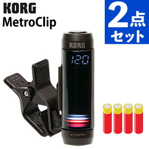 �y�d�r�t���z�R���O ���g���m�[�� MetroClip �N���b�v�I�����g���m�[�� MTC-1 �� �P4�A���J���d�r LR03R/4S 4�{�Z�b�g �y�� �R���p�N�g KORG�i���b�s���O�s�j