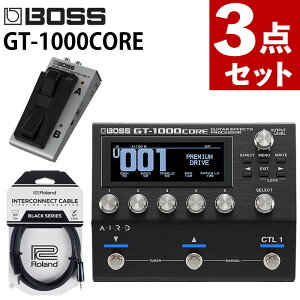 BOSS GT-1000CORE FS-7 �t�b�g�X�C�b�` RCC-5-TRTR �X�e���I�P�[�u�� 3�_�Z�b�g �{�X�i���b�s���O�s�j�i.QL�j