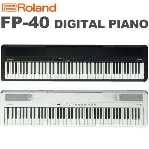 �y9��19�������\��zRoland ���[�����h �f�W�^���s�A�m FP-40 �u���b�N �z���C�g Bluetooth Audio MIDI USB-C�i���b�s���O�s�j�i.QL�j