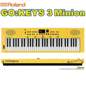 ���[�����h �d�q�L�[�{�[�h �~���[�W�b�N�E�N���G�[�V�����E�L�[�{�[�h GO:KEYS 3 Minion 61�� Bluetooth �X�s�[�J�[���� �d�r�쓮 Roland�i���b�s���O�s�j�i.QL�j