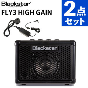 �y�d���A�_�v�^�[�t���z�u���b�N�X�^�[ �M�^�[�A���v FLY3 HIGH GAIN Guitar Amplifier �R���p�N�g�~�j�A���v PSU-1 �d�����j�b�g �Z�b�g Blackstar�i���b�s���O�s�j�i.QL�j