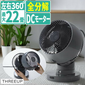 �X���[�A�b�v Three-up �T�[�L�����[�^�[ CF-T2360 �ߓd�Z���T�[�t DC�X�C���O�T�[�L�����[�^�[360 �O���[ DC���[�^�[ �ȃG�l�i���b�s���O�s�j�i.QL�j