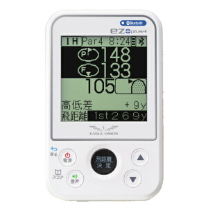 朝日ゴルフ GPS ゴルフナビ イーグルビジョン EAGLE VISION ez plus4 EV-235 高精度みちびきL1S対応 スマホ アプリ連携 防水 IPX5(.QL)