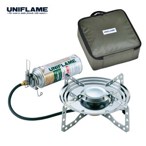 ���j�t���[�� �e�[�u���g�b�v�o�[�i�[ US-D2 �M�A�c�[��BOX�t�� UNIFLAME �V���O���o�[�i�[ �L�����v �A�E�g�h�A ���� 610107 683552�i���b�s���O�s�j�i.QL�j