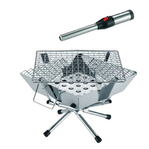 ユニフレーム ファイアグリルsolo & スティックターボ II 683095 632048 BBQコンロ UNIFLAME 焚き火台 BBQ バーベキュー コンロ ターボライター(ラッピング不可)(.QL)