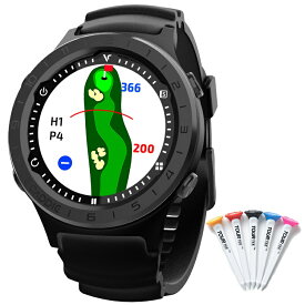 (ゴルフ ティーつき) ボイスキャディ A3 腕時計タイプ ＆ ツアーティー 80mm (T-495) Voice Caddie GPS 時計型 距離計 日本正規品（みつはぴ）