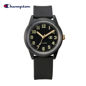 チャンピオン Champion ソーラーパワー 腕時計 R05A-505VK メンズ レディース BOYSサイズ オーセンティック・カジュアル ブラック 樹脂バンド アナログ メーカー保証1年（国内正規品）（みつはぴ）