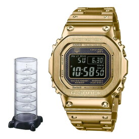 （タワー型コレクションケース付）カシオ CASIO 腕時計 GMW-B5000GD-9JF Gショック G-SHOCK ORIGIN メンズ ゴールド Bluetooth搭載 電波ソーラー ステンレスバンド デジタル（国内正規品）（みつはぴ）