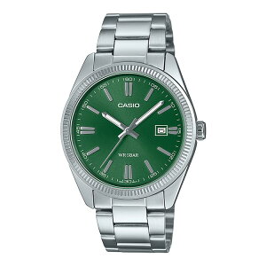 カシオコレクション CASIO Collection STANDARD メンズ 腕時計 MTP-1302D-3AJF ダークグリーン クオーツ ステンレスバンド アナログ メーカー保証1年 国内正規品(.QL)
