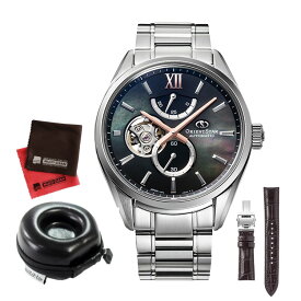 （丸型時計ケース・クロス付）オリエントスター ORIENTSTAR 腕時計 RK-BY0006A M34 メンズ F7 セミスケルトン 20周年記念 限定モデル 自動巻き(手巻付) ステンレスバンド 多針アナログ メーカー保証2年（国内正規品）（みつはぴ）