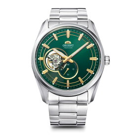 オリエント ORIENT 腕時計 RN-AR0008E コンテンポラリー メンズ セミスケルトン グリーン 自動巻き(手巻付) ステンレスバンド アナログ メーカー保証1年（国内正規品）（みつはぴ）