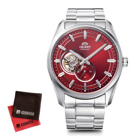 （お手入れクロス付）オリエント ORIENT 腕時計 RN-AR0010R コンテンポラリー メンズ セミスケルトン レッド 自動巻き(手巻付) ステンレスバンド アナログ メーカー保証1年（国内正規品）（みつはぴ）