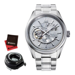 丸型時計ケース・クロス付)オリエントスター ORIENTSTAR 腕時計 RK-AV0125S コンテンポラリー メンズ モダンスケルトン 自動巻き(手巻付) ステンレスバンド アナログ メーカー保証2年(国内正規