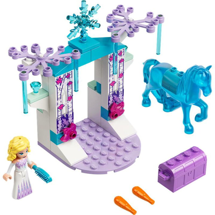 楽天市場 レゴ R 認定販売店 レゴ ディズニープリンセス エルサとノックの氷の馬小屋 439 Lego おもちゃ 玩具 ブロック 男の子 女の子 おうち時間 プレゼント ギフト 誕生日 アナと雪の女王 映画 かわいい Disney 小学生 ベネリック レゴストア楽天市場店