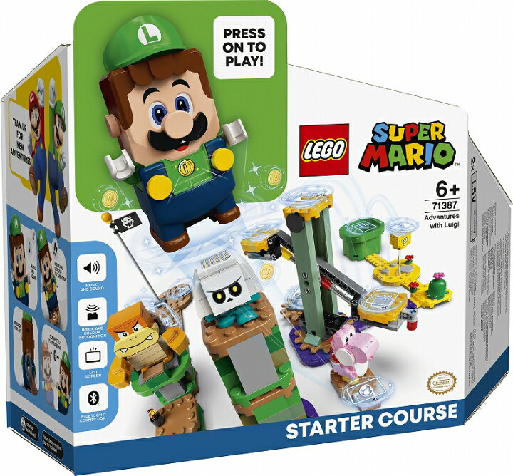 楽天市場 レゴ R 認定販売店 レゴ Lego スーパーマリオ レゴ ルイージ と ぼうけんのはじまり スターターセット おもちゃ 玩具 ブロック 男の子 女の子 おうち時間 ゲーム キャラクター プレゼント ギフト 誕生日 クリスマス ベネリック レゴストア楽天