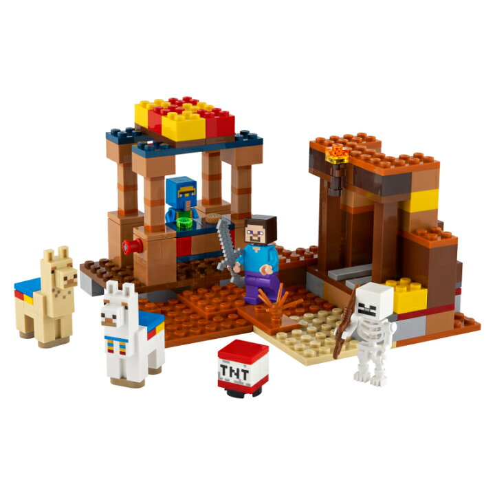 楽天市場 レゴ R 認定販売店 レゴ マインクラフト 村人の交易所 Lego おもちゃ 玩具 ブロック 男の子 女の子 ゲーム フィギュア マイクラ プレゼント ギフト 誕生日 グッズ ベネリック レゴストア楽天市場店