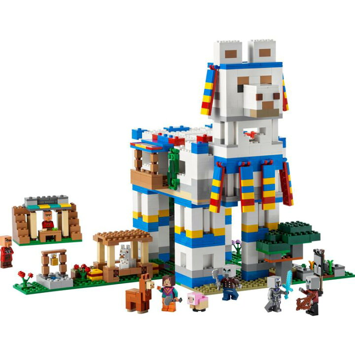 楽天市場 レゴ 認定販売店 レゴ マインクラフト ラマの村 211 Lego おもちゃ 玩具 ブロック 男の子 女の子 ゲーム フィギュア マイクラ 動物 プレゼント ギフト 誕生日 グッズ ベネリック レゴストア楽天市場店