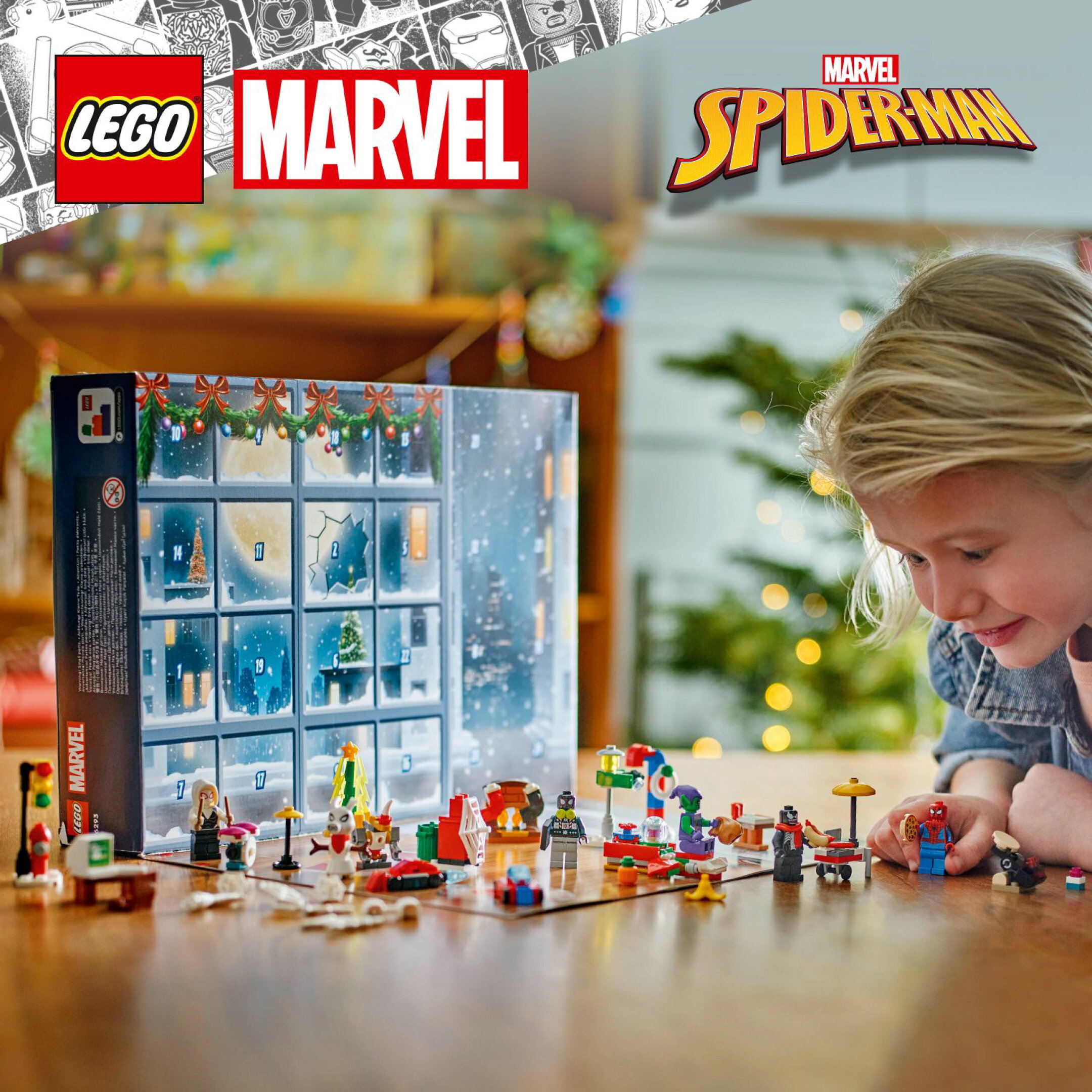 レゴ スーパー・ヒーローズ スパイダーマン アドベントカレンダー 2024 76293