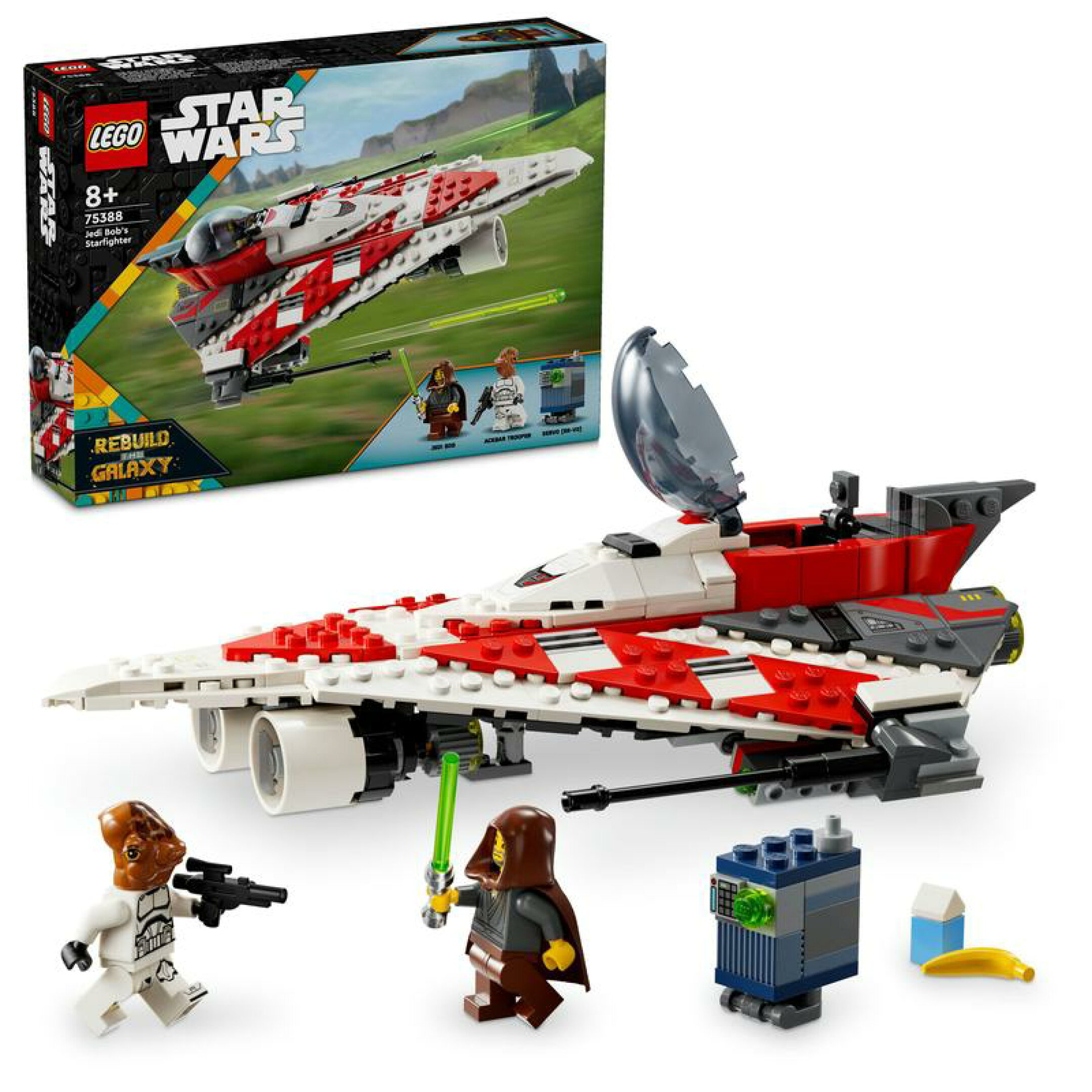 【レゴ 認定販売店】 レゴ スター・ウォーズ ジェダイ・ボブのスターファイター 75388