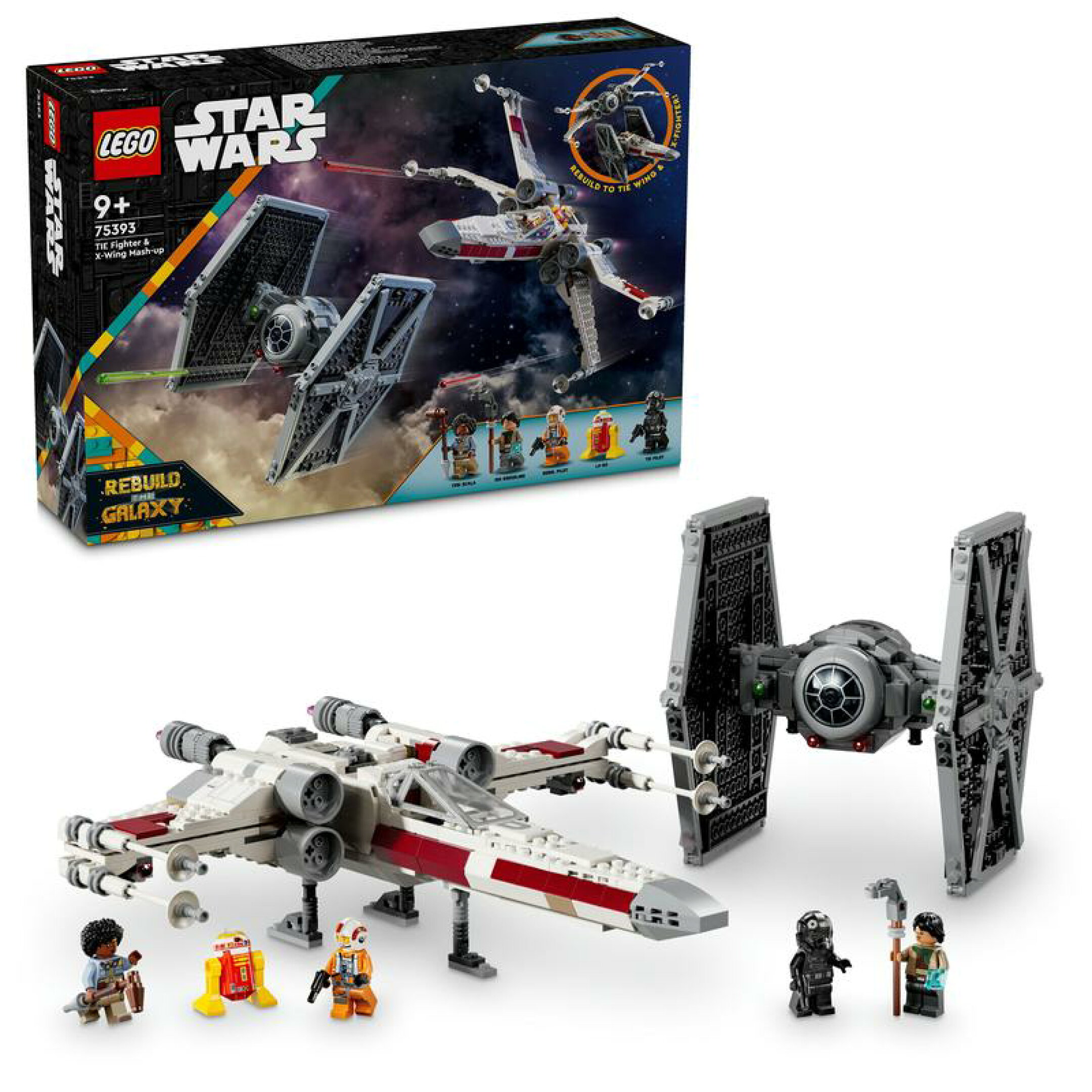 【レゴ 認定販売店】 レゴ スター・ウォーズ タイ・ファイターとXウィング 75393