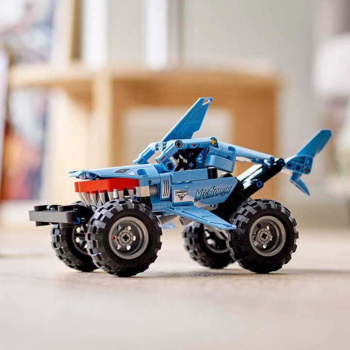 楽天市場 レゴ R 認定販売店 レゴ テクニック Monster Jam メガロドン Lego おもちゃ 玩具 ブロック 男の子 女の子 大人 オトナレゴ インテリア ディスプレイ おしゃれ ホビー 模型 車 プレゼント ギフト 誕生日 ベネリック レゴストア楽天市場店
