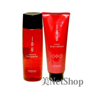 Lebel ルベル IAU イオ クレンジング リラックスメント シャンプー 200ml イオ クリーム シルキーリペア トリートメント200ml Lebel IAU 美容室 サロン 美容室専売品 女性 レディース 男性 メンズ 20代