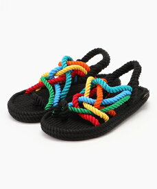 [ BOHONOMAD ] ケープポイント ブラック マルチカラー サンダル メンズ レディース BOH00073 送料無料