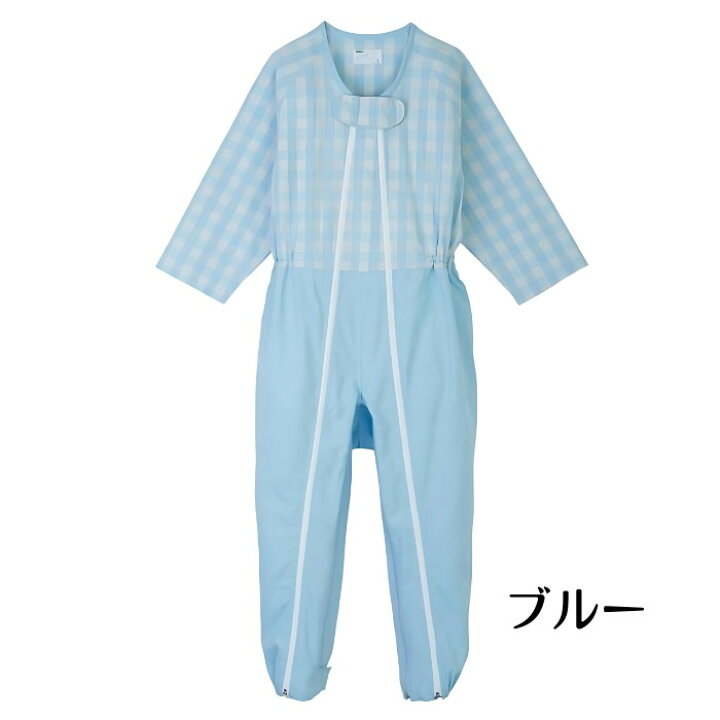 楽天市場】【介護用つなぎ服 S-LL】コンビネーション 3本ファスナー 
