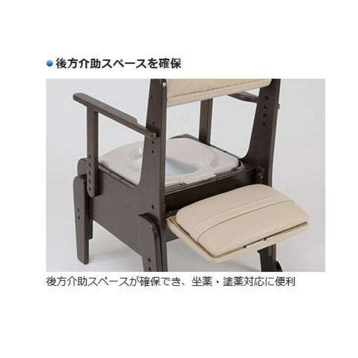 楽天市場】パナソニック 家具調ポータブルトイレ 座楽【ベーシック 