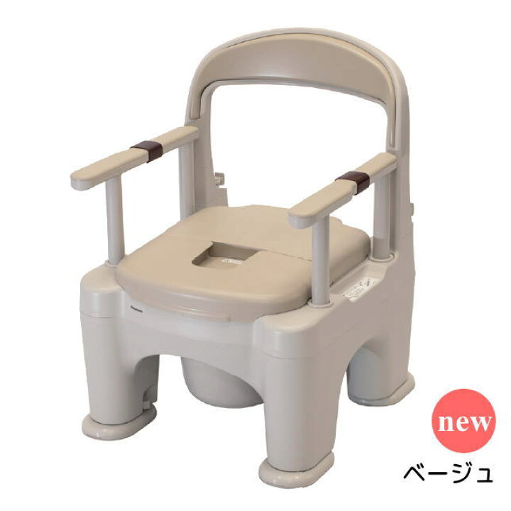 楽天市場】ポータブルトイレ 座楽 ラフィーネ【プラスチック便座】前後 