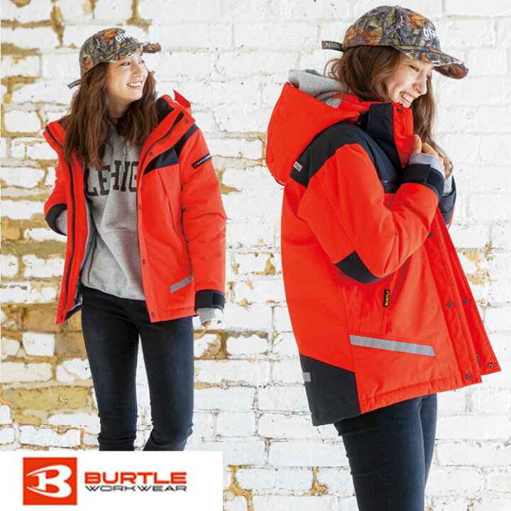 楽天市場 防水防寒服 女性サイズ有 Burtle 防水防寒ジャケット 7610 Ss 5l 完全防水 保温 透湿 耐水 冬用 スタイリッシュ オシャレ かっこいい マウンテンパーカー ジャンパー 作業服 作業着 バートル 売り切れ御免 弁慶オンラインストア