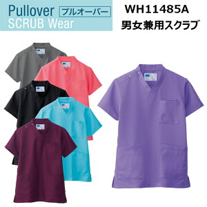 �y4L�T�C�Y�z���d�� Pullover Scrub Wear WH11485A �j�����p�X�N���u 4L �c�C�� �ѓd�h�~�f�� �z������ �R�� ���L �����p��d�|�P�b�g DEO�e�[�v �ܕ��f�U�C�� ��ƒ� ��ƕ�